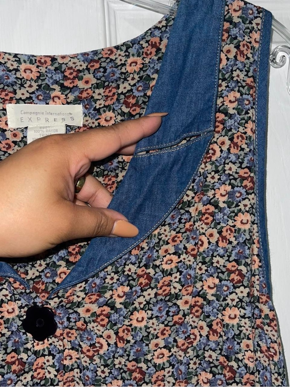 Vintage Express floral dress - Picture 7 of 11
